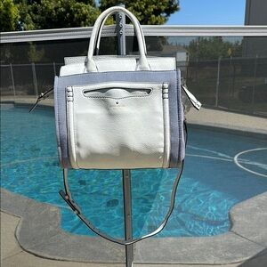 Kate Spade Elegant White and Gray Women's 2 way Bag